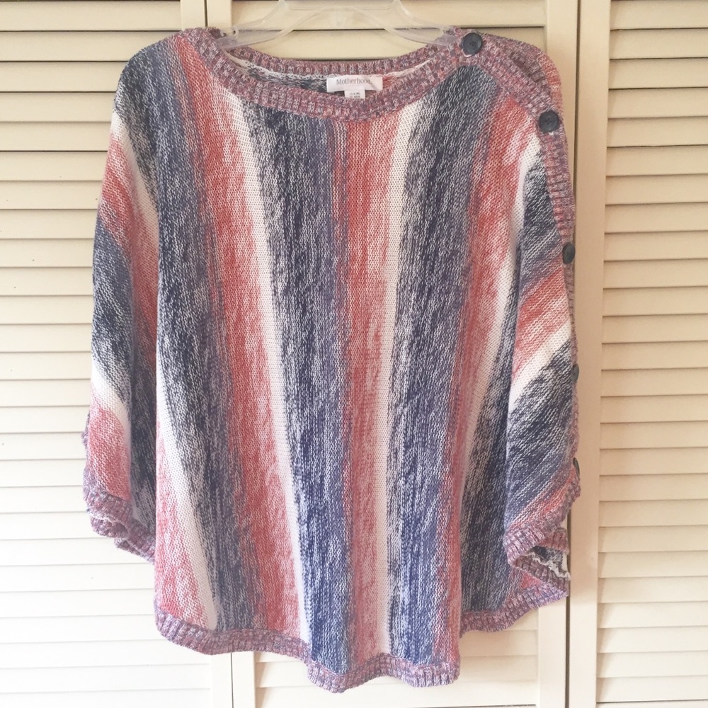 Motherhood Sweater Poncho XL